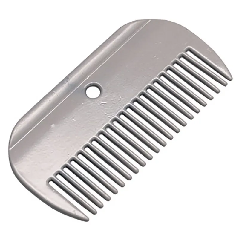 EZI-GROOM Large Aluminum Mane Comb - Silver