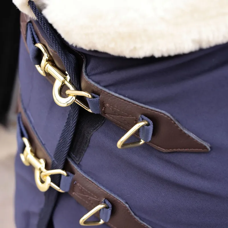Shires Deluxe Stable Sheet - Navy-2