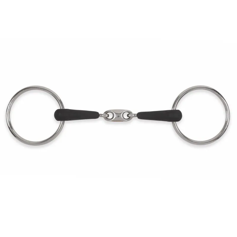 Shires Equikind+ Peanut Link Loose Ring Bit-1