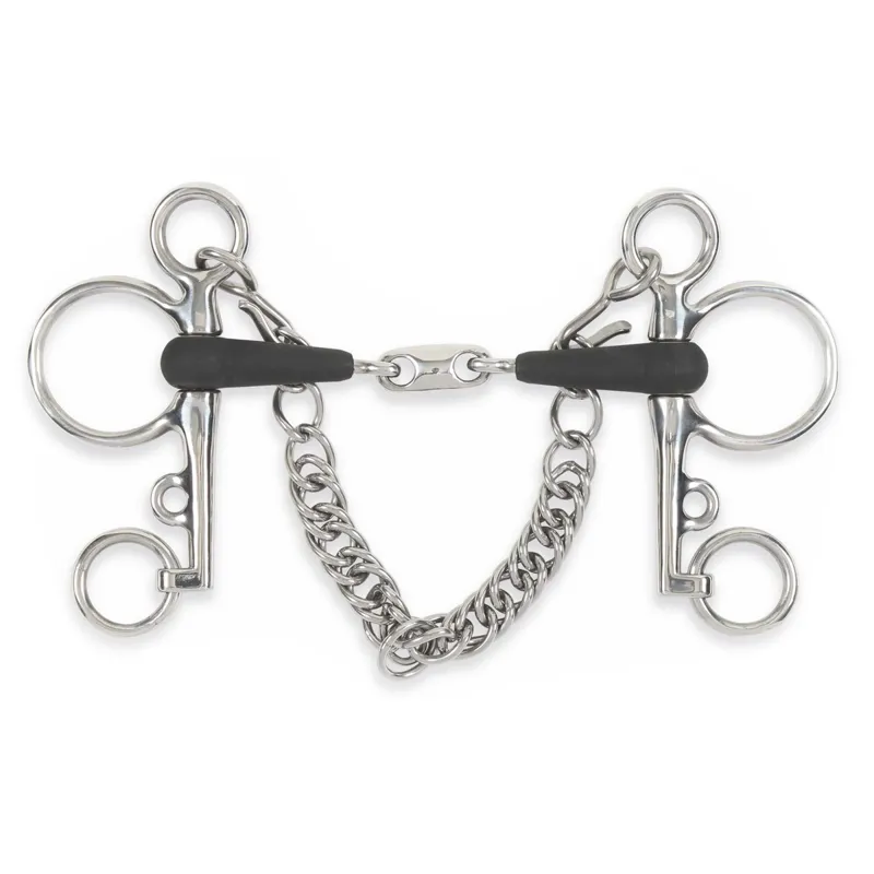 Shires Equikind+ Peanut Link Pelham Bit-1
