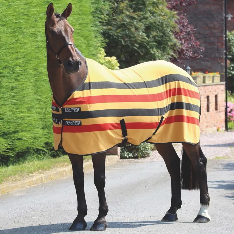 Shires Tempest Original Newmarket Fleece Cooler - Newmarket Stripe