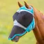 Shires FlyGuard Pro Fine Mesh Fly Mask with Nose - Teal