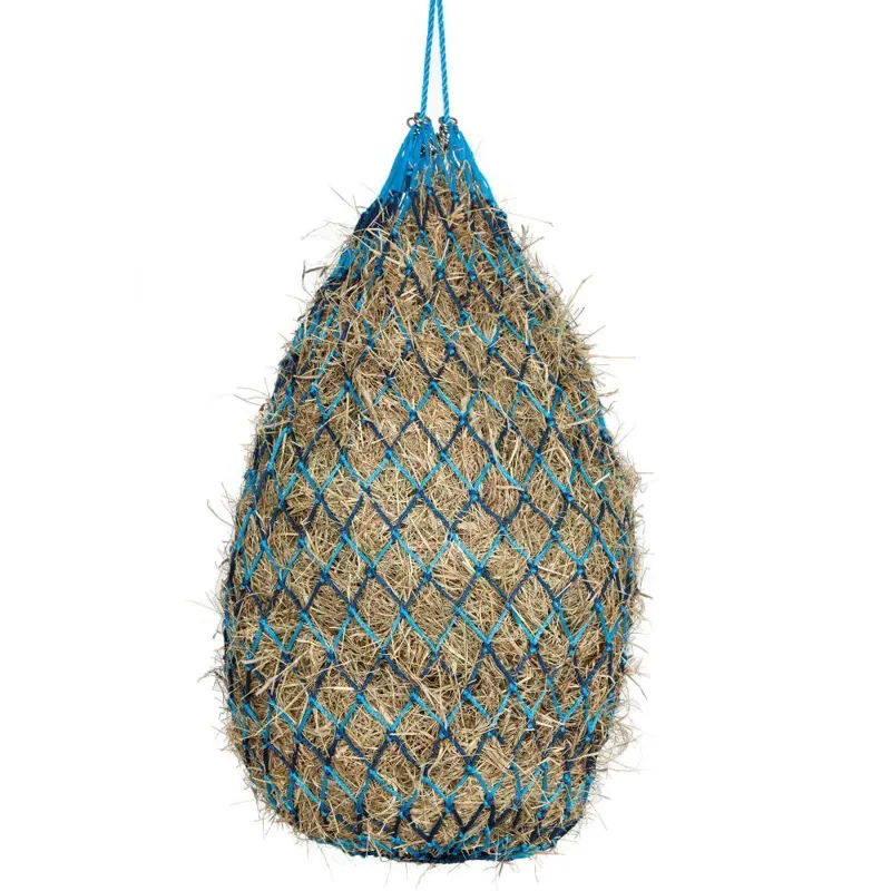 Shires Deluxe 40in Hay Net - Navy/Baby Blue