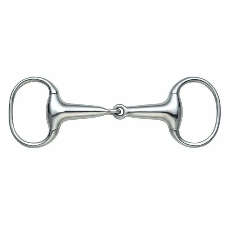 Shires Hollow Mouth Single Jointed Eggbutt Bit