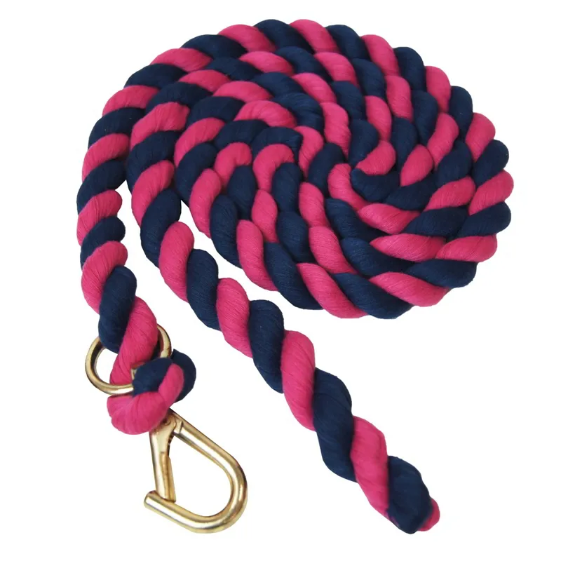 Shires Two-Tone Lead Rope - Navy/Fuchsia