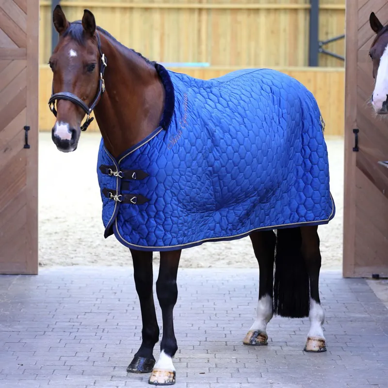 Shires Deluxe Quilted Show Rug - Navy