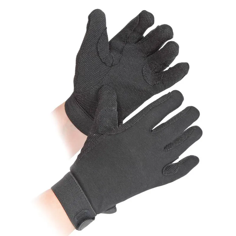 Aubrion Newbury Junior Riding Gloves - Black-1