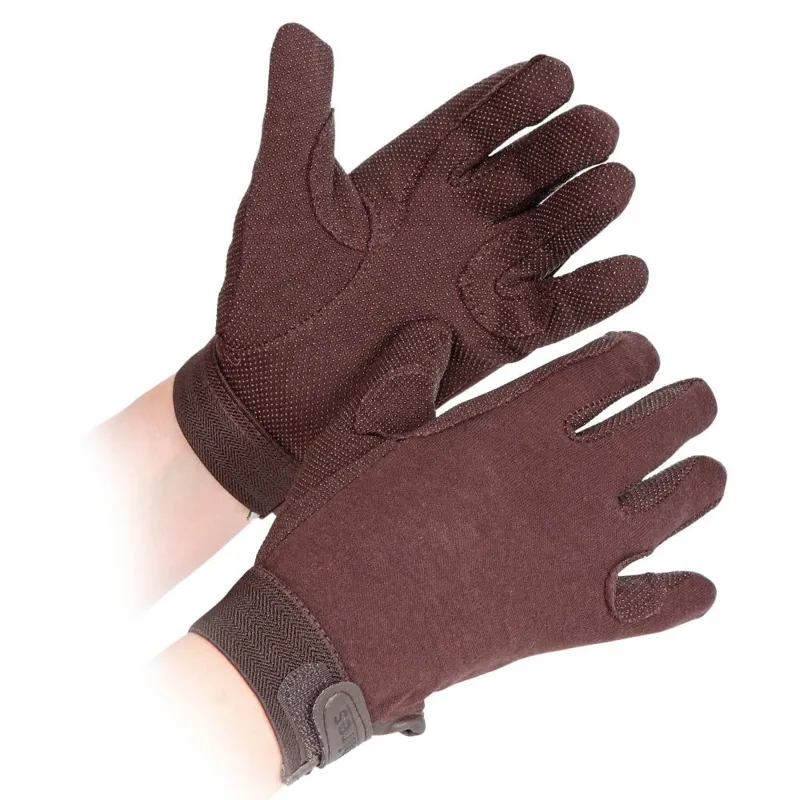 Aubrion Newbury Junior Riding Gloves - Brown-1
