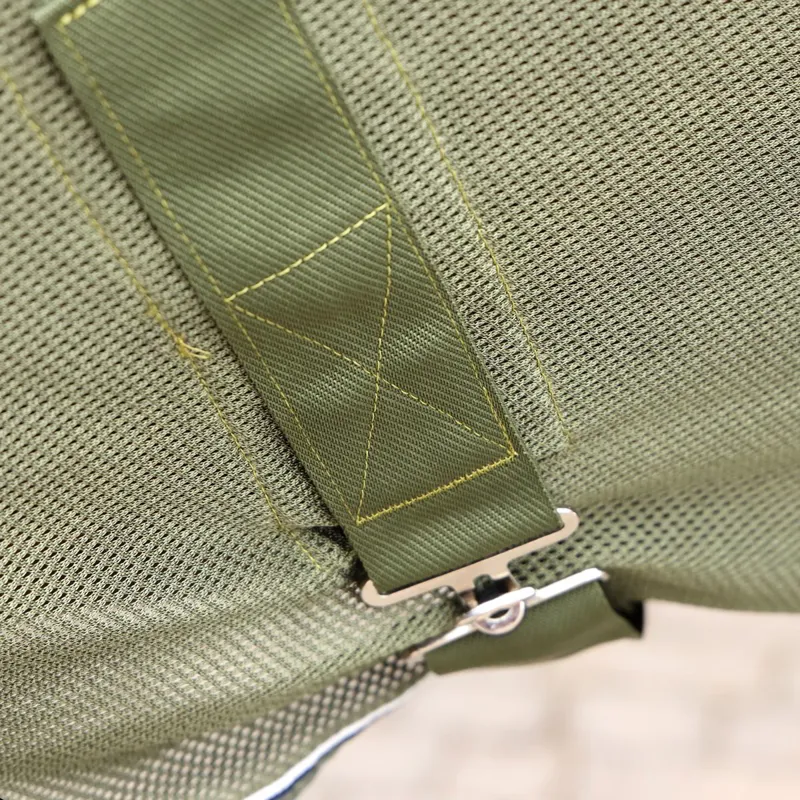 Shires Tempest Original Fleece/Mesh Cooler - Khaki-1