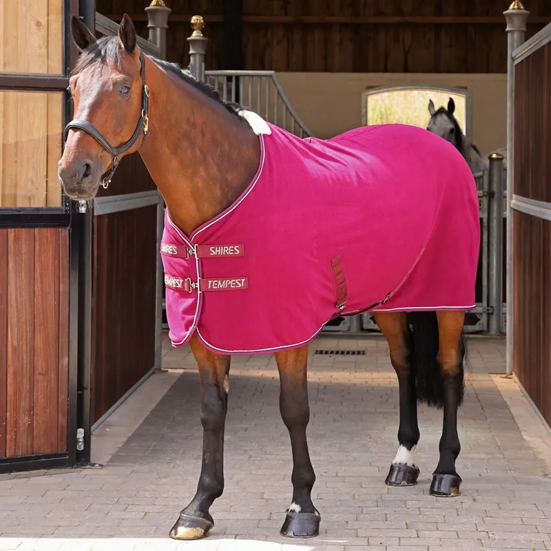 Shires Tempest Original Fleece Cooler - Maroon