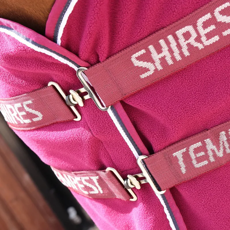 Shires Tempest Original Fleece Cooler - Maroon-1