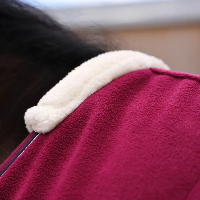 Shires Tempest Original Fleece Cooler - Maroon-2