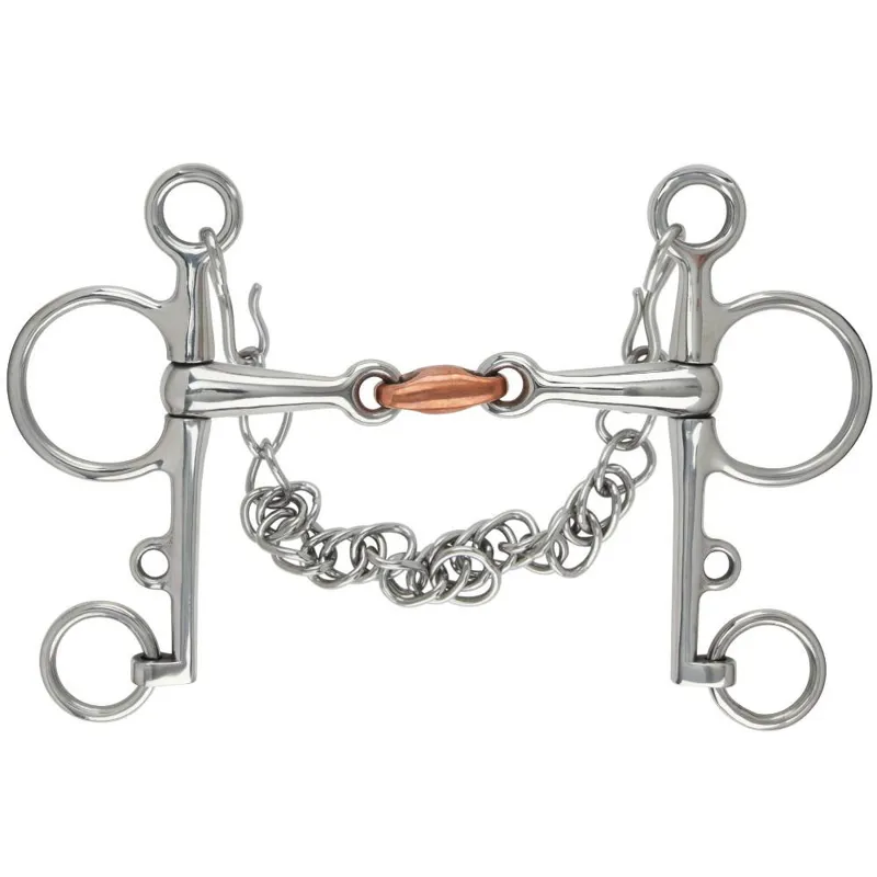 Shires Double Jointed Copper Lozenge Pelham-1