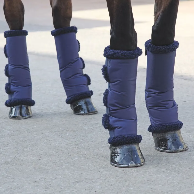 ARMA Short Fleece Lined Travel Boots - Navy