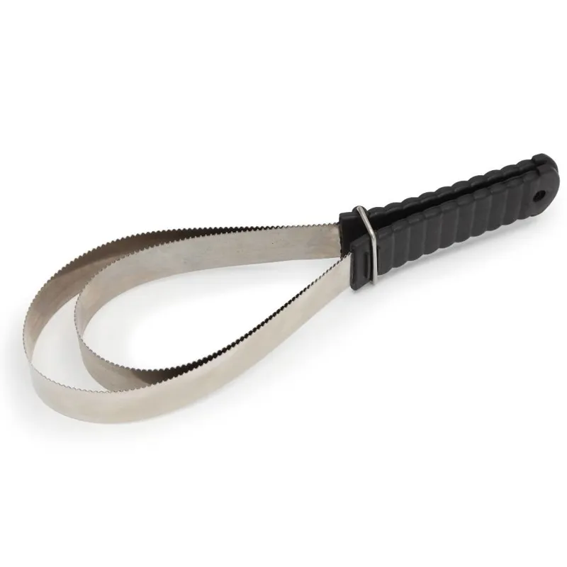 EZI-GROOM Metal Sweat Scraper/Shedding Blade - Black