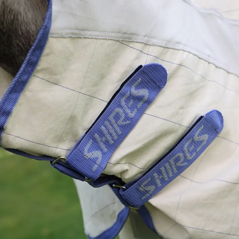 Shires Tempest Original Summer Shield Mesh Combo Neck Sheet - Grey-1