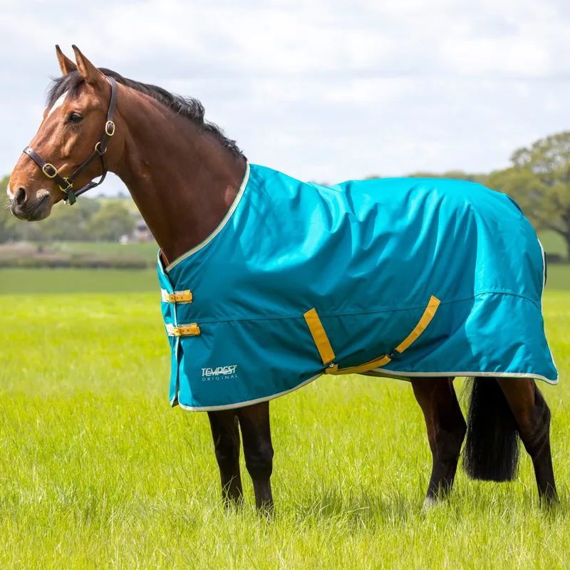 Shires Tempest Original 50g Standard Neck Turnout Blanket - Blue