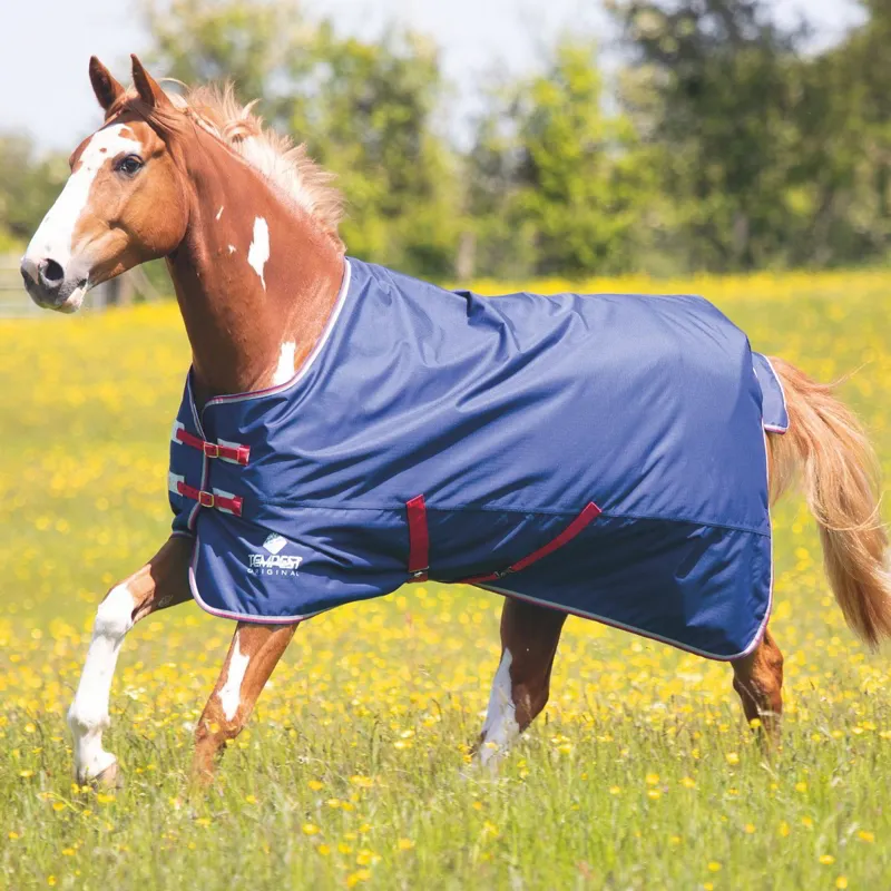 Shires Tempest Original Air Motion 0g Standard Neck Turnout Blanket - Navy-1
