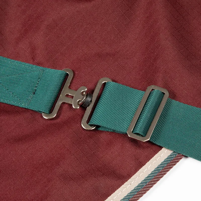 Shires Tempest Original 200g Combo Neck Turnout Blanket - Maroon-2