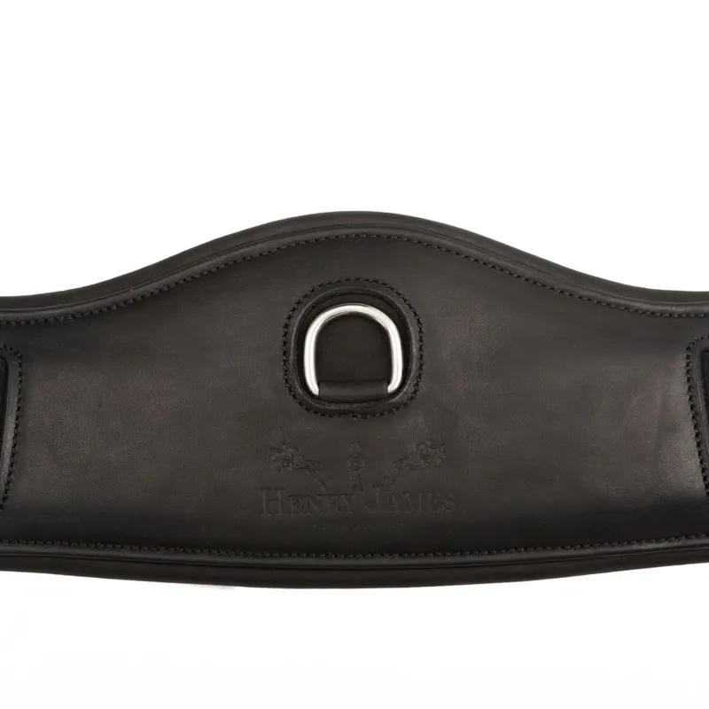 Henry James Curved Anatomic Short Girth - Black-3