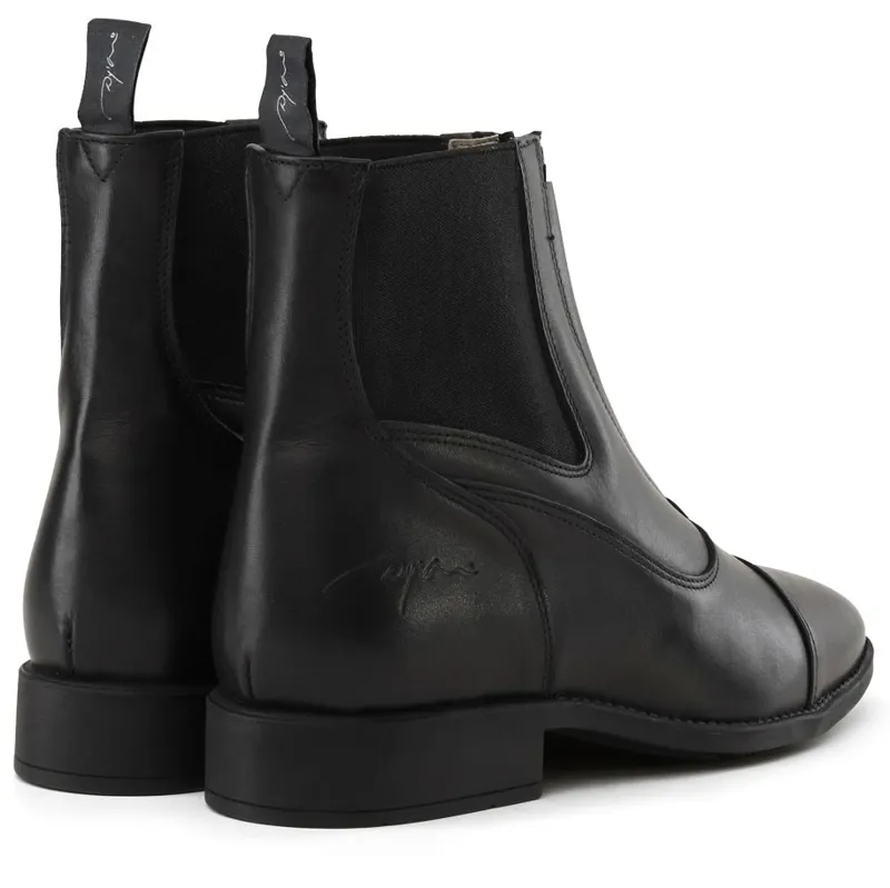 Dy'on Front Zip Paddock Boots - Black-1