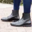 Dy'on Front Zip Paddock Boots - Black