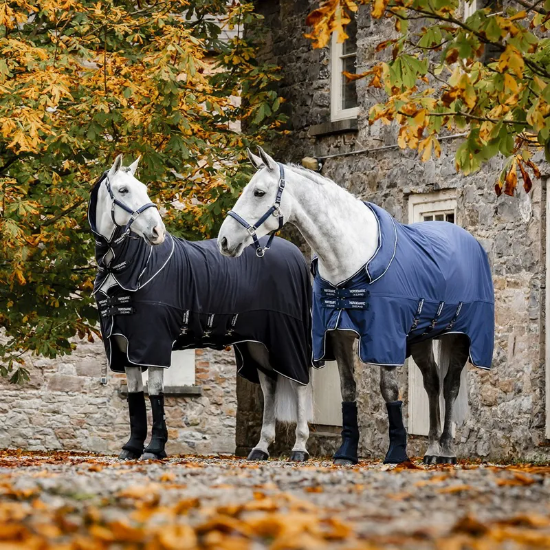 Horseware Show-Ready Sheet - Black/Black/Silver-5