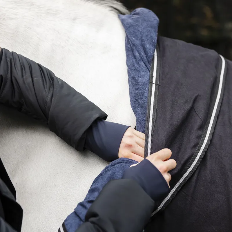 Horseware Show-Ready Sheet - Black/Black/Silver-13