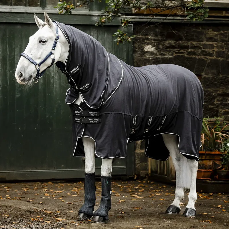 Horseware Show-Ready Sheet - Black/Black/Silver-2