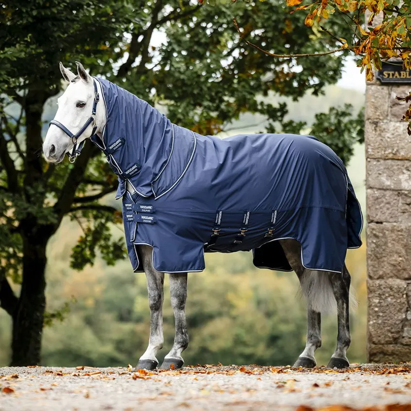 Horseware Show-Ready Rug - Navy/Navy/Silver-4