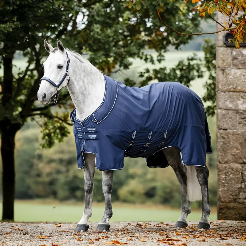 Horseware Show-Ready Rug - Navy/Navy/Silver-3