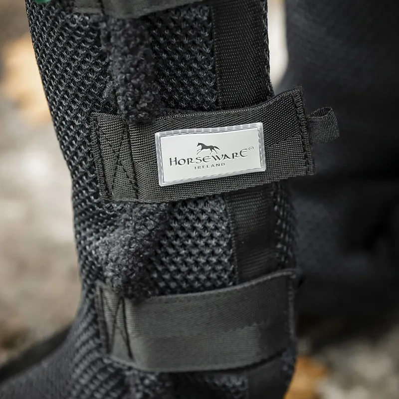 Horseware Show-Ready Wraps - Black/Black/Silver-3
