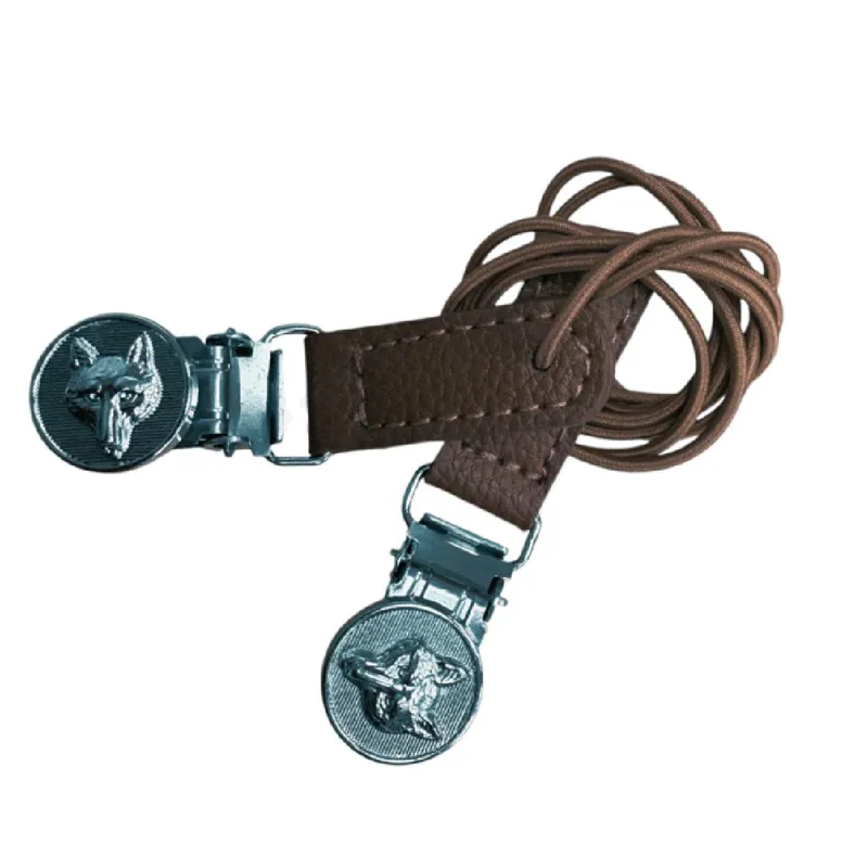 Equetech Show Number Clips - Brown