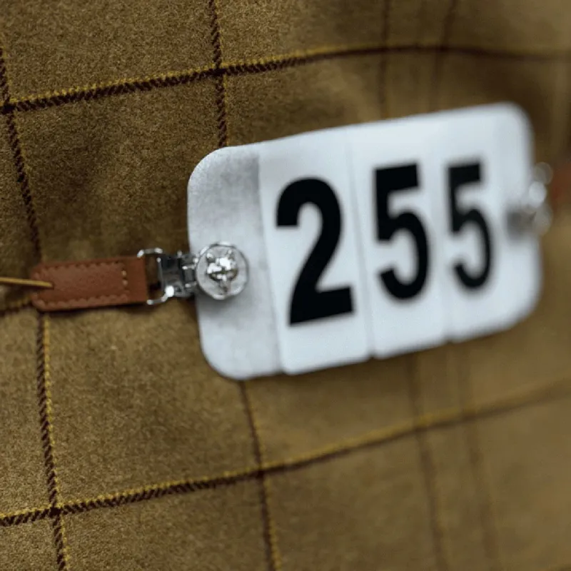 Equetech Showing Number Clips - Tan-1
