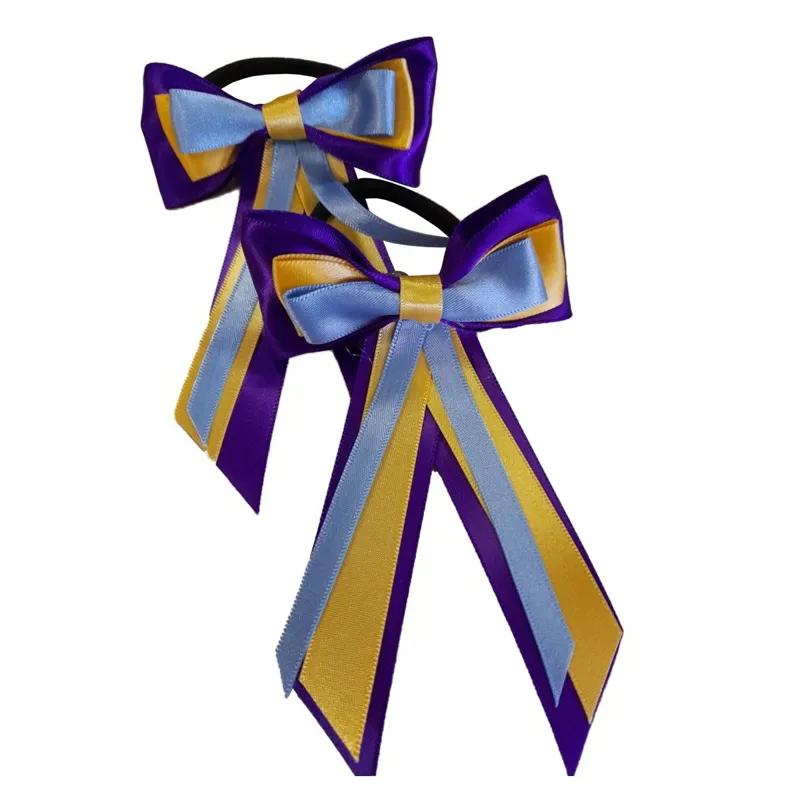 ShowQuest Piggy Bows and Tails - Purple/Blue/Sunshine-1