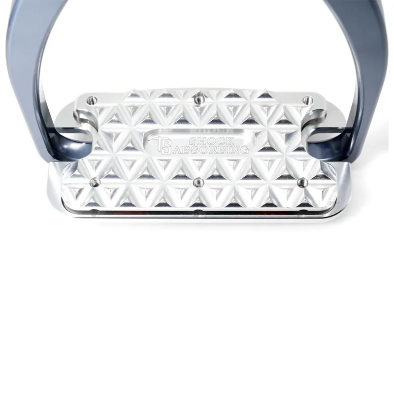 Tech Siena Plus Stirrups - Titanium/Titanium-1