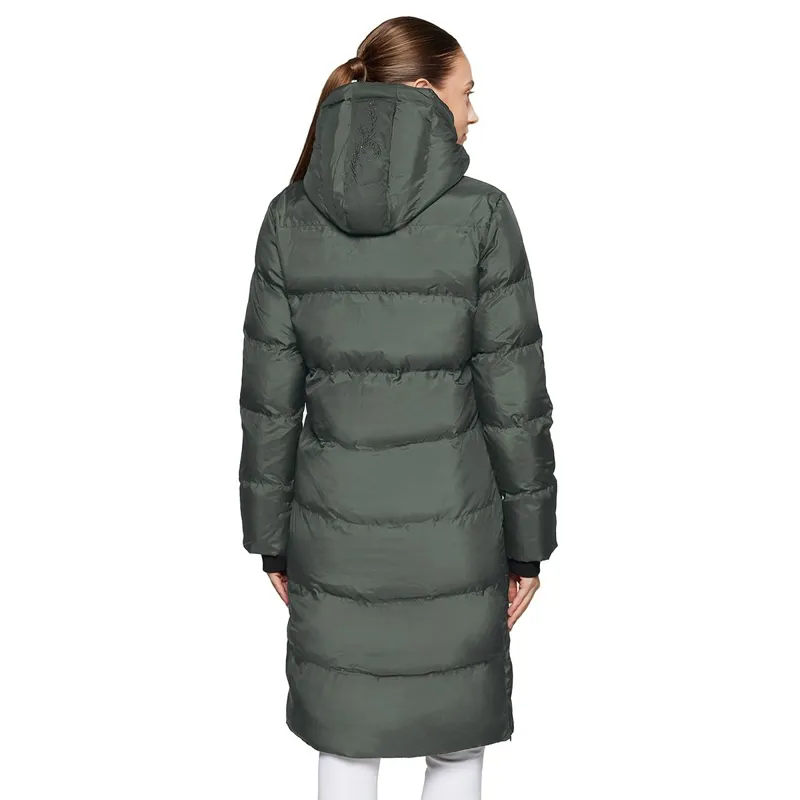 Samshield Sierra Womens Long Puffer Jacket - Dark Forest-2