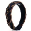 Waring Brooke Classic Signature Braid Hairband - Navy/Tan