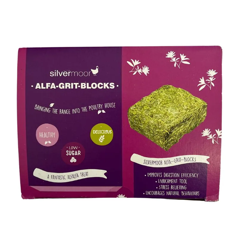 Silvermoor Poultry Alfalfa Grit-Block