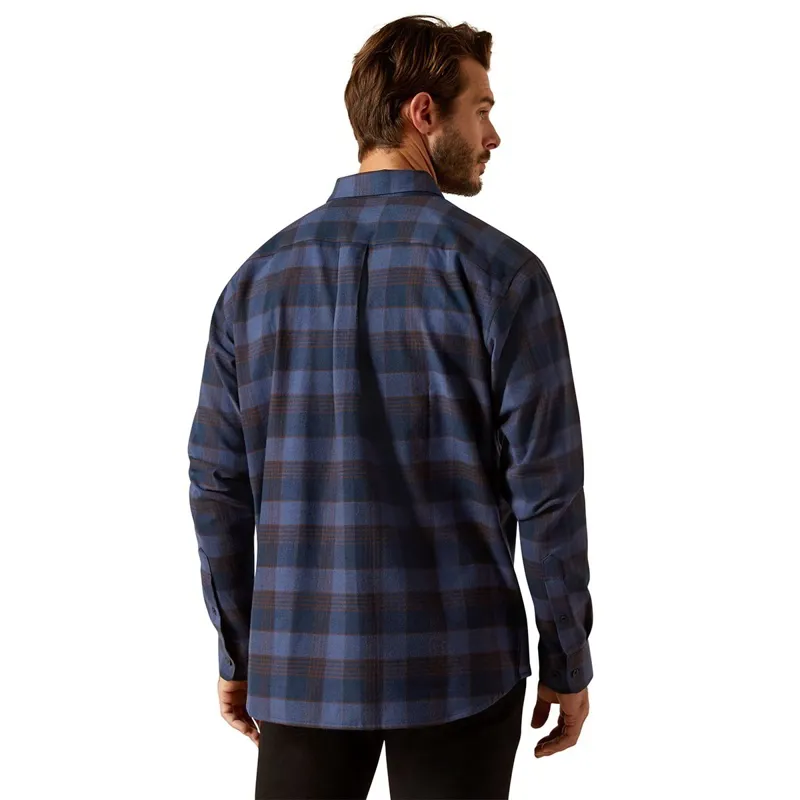 Ariat Country Simmental Men's Shirt - Navy Plaid-1
