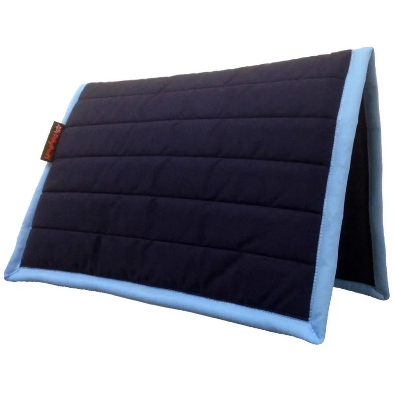 PolyPads Classic Single Saddle Pad - Navy/Soft Blue-1