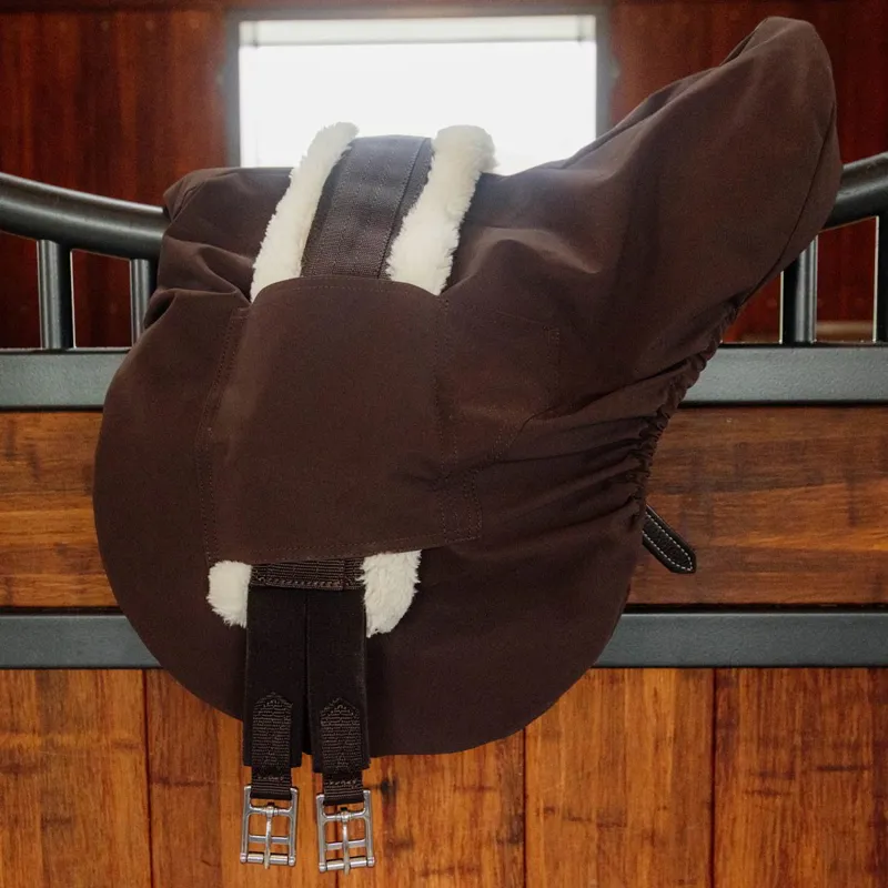 Kentucky Jump Saddle Cover - Brown-2