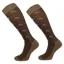 Comodo Unisex Tall Riding Socks - Multi Horses/Brown