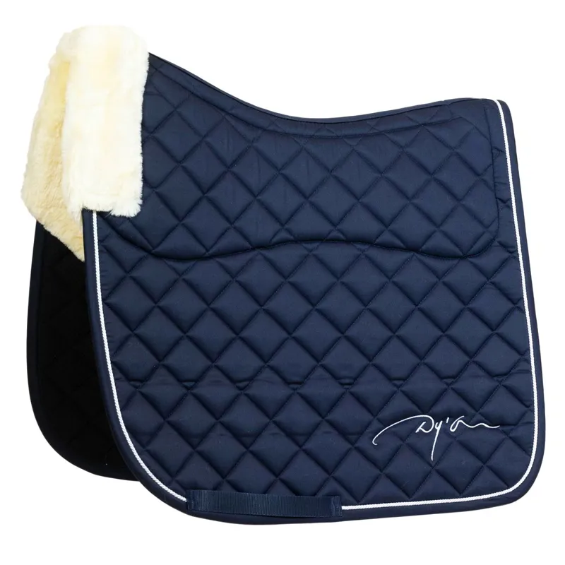 Dy'on Skin-Friendly Dressage Saddle Pad - Navy
