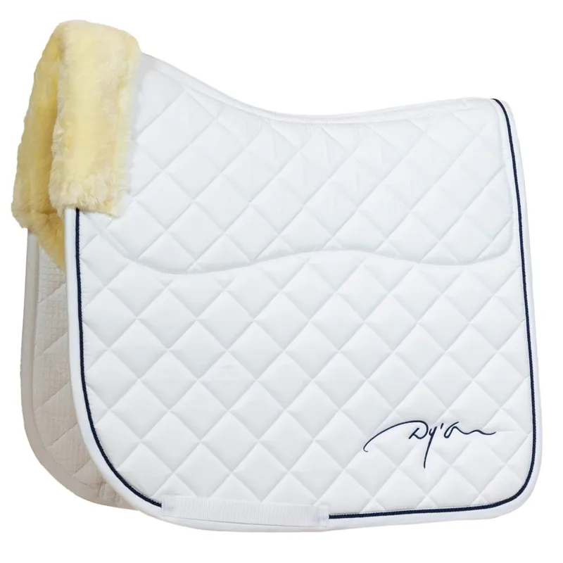 Dy'on Skin-Friendly Dressage Saddle Pad - White