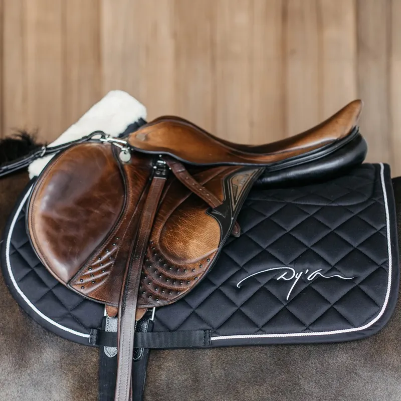 Dy'on Skin-Friendly Jumping Saddle Pad - Black-5