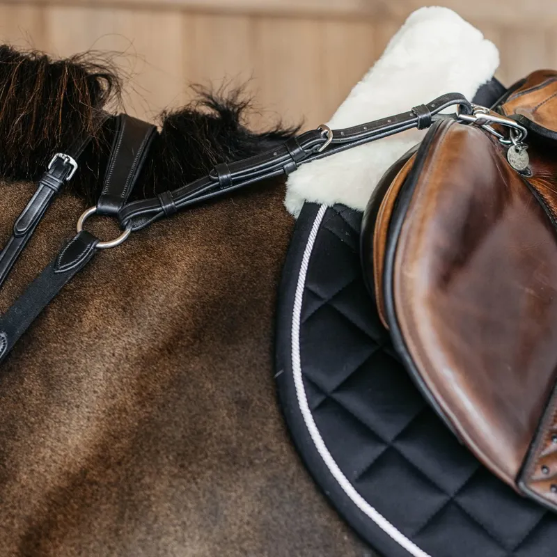 Dy'on Skin-Friendly Jumping Saddle Pad - Black-4