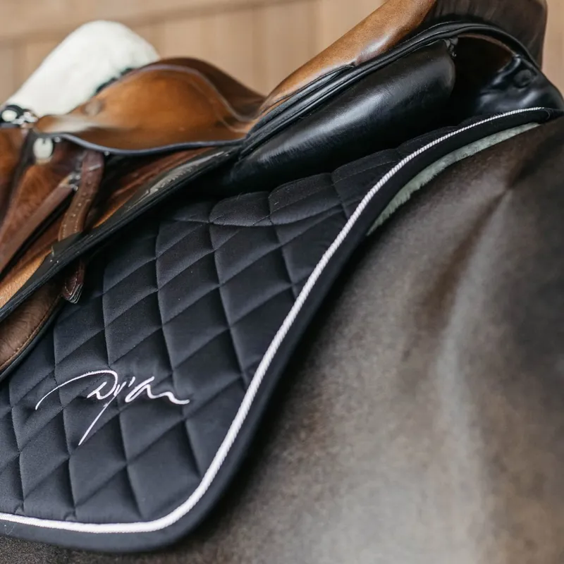 Dy'on Skin-Friendly Jumping Saddle Pad - Black-2