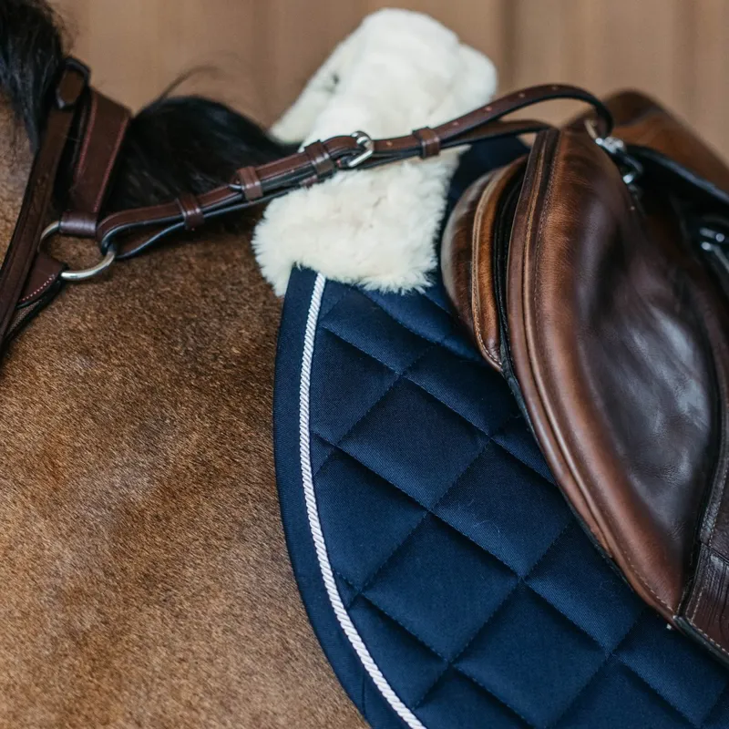Dy'on Skin-Friendly Jumping Saddle Pad - Navy-3