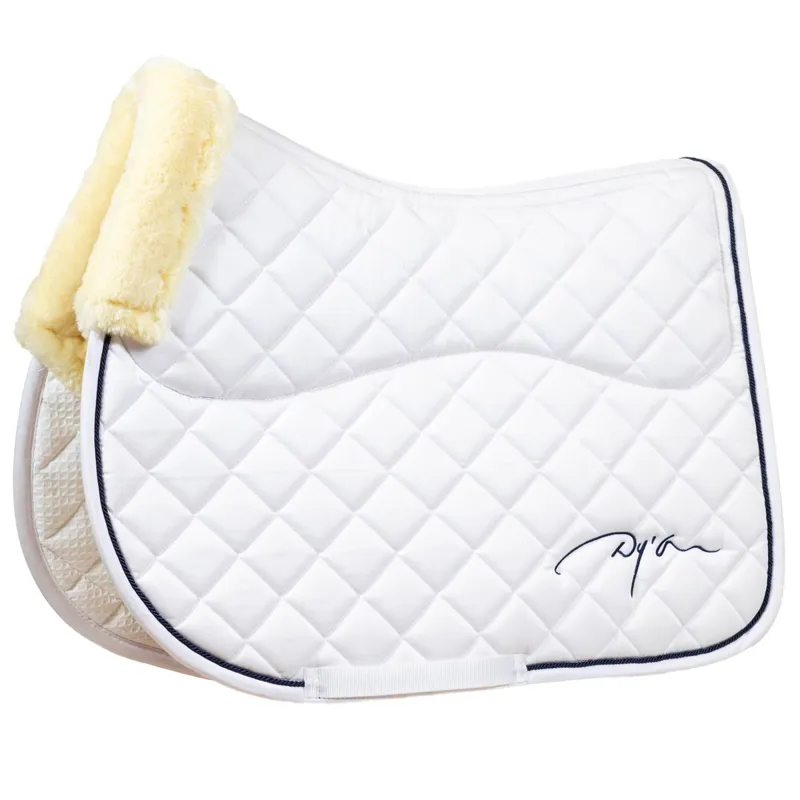 Dy'on Skin-Friendly Jumping Saddle Pad - White